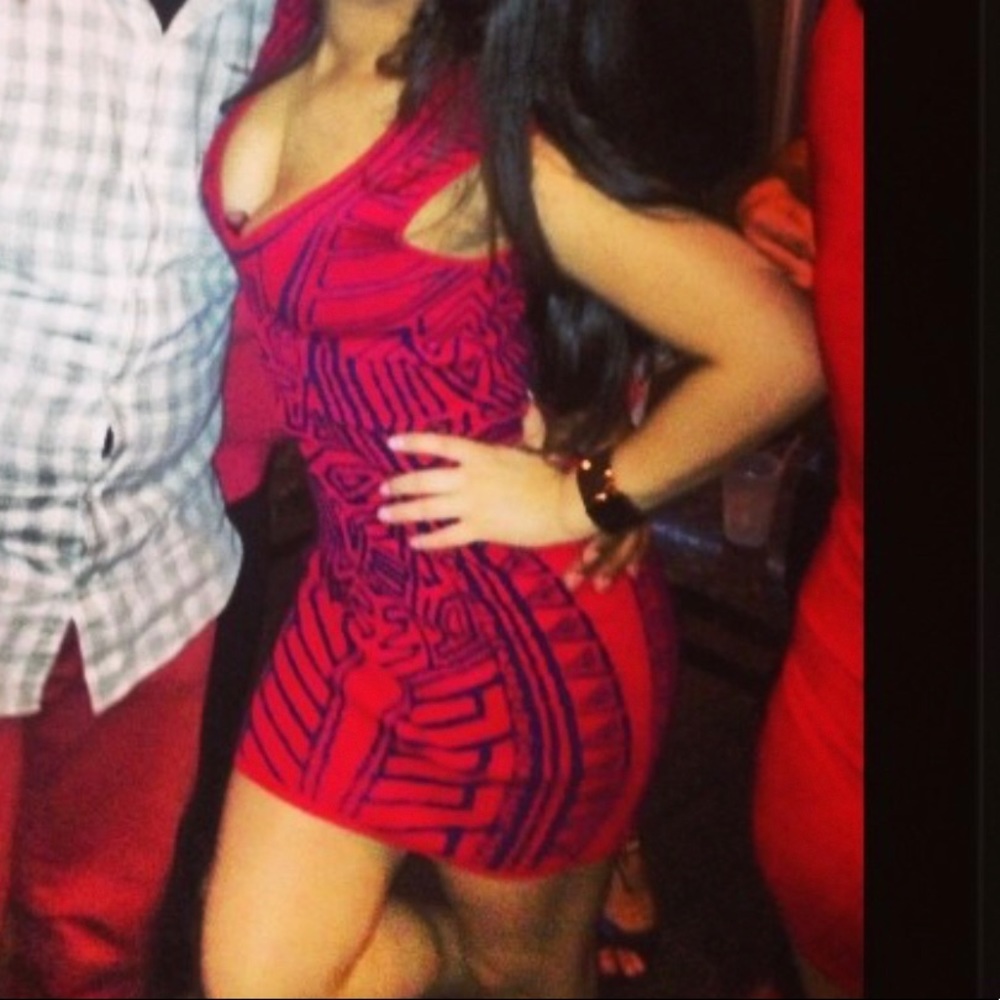 Sexy Tribal Print Dress Small
